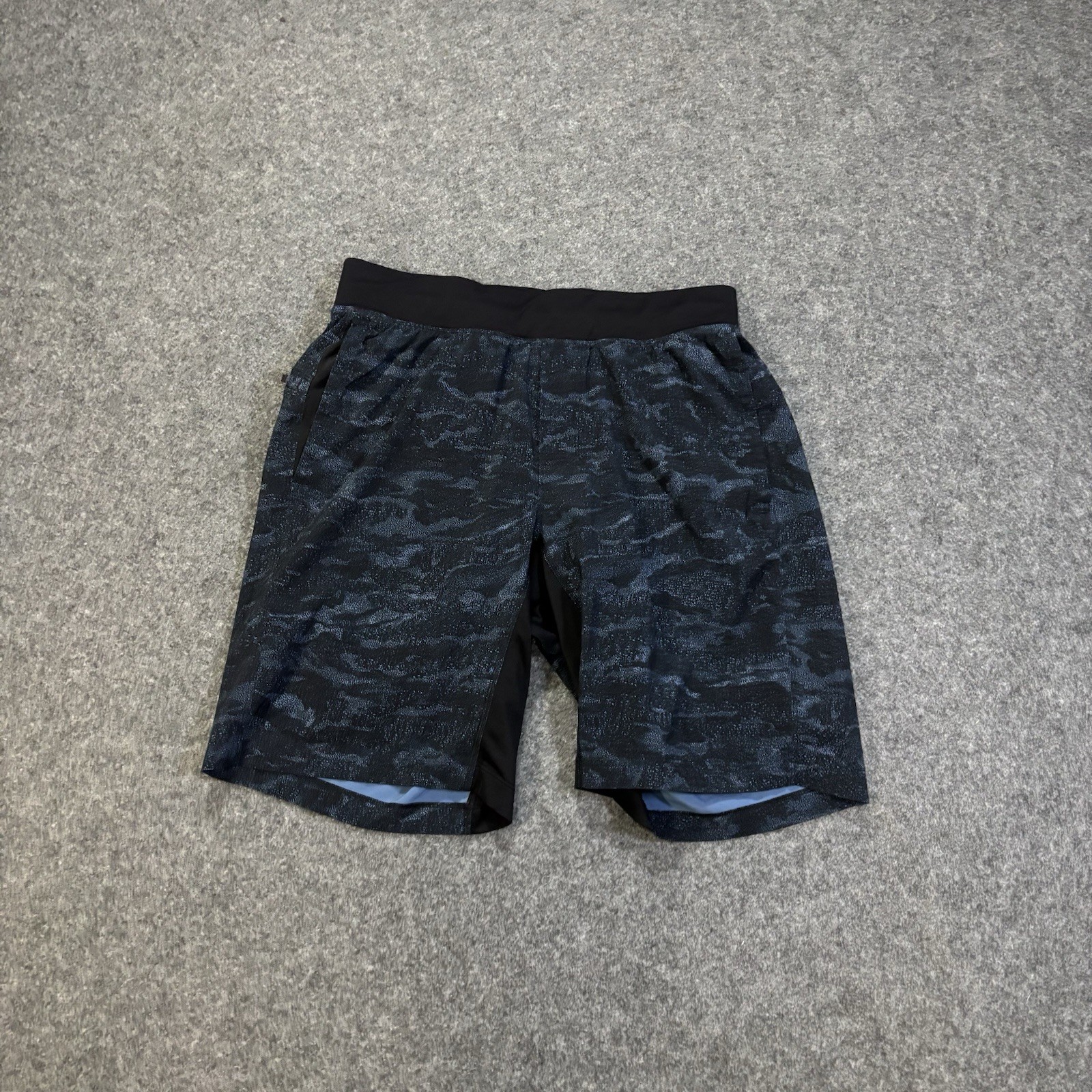 Lululemon THE Short Lined Mens Medium Blue 9\ Lululemon THE Short Lined Mens Medium Blue 9\