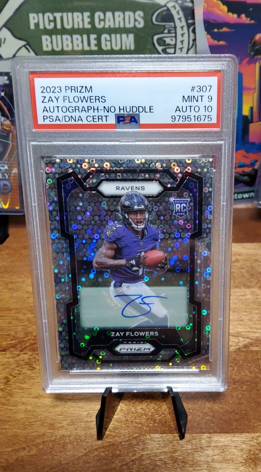 2023 Panini Prizm - Rookies Zay Flowers #307 No Huddle Prizm Autographs (AU, RC) 2023 Panini Prizm - Rookies Zay Flowers #307 No Huddle Prizm Autographs (AU, RC)
