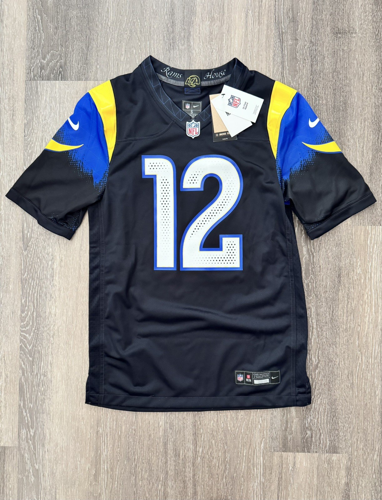 NWT Los Angeles Rams Puka Nacua Nike Authentic 2025 Rivalries Jersey Men Small NWT Los Angeles Rams Puka Nacua Nike Authentic 2025 Rivalries Jersey Men Small