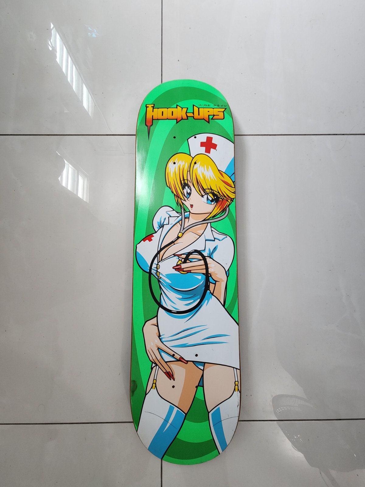 Hook UPS Skateboards Deck Nurse Girl  Vintage rare