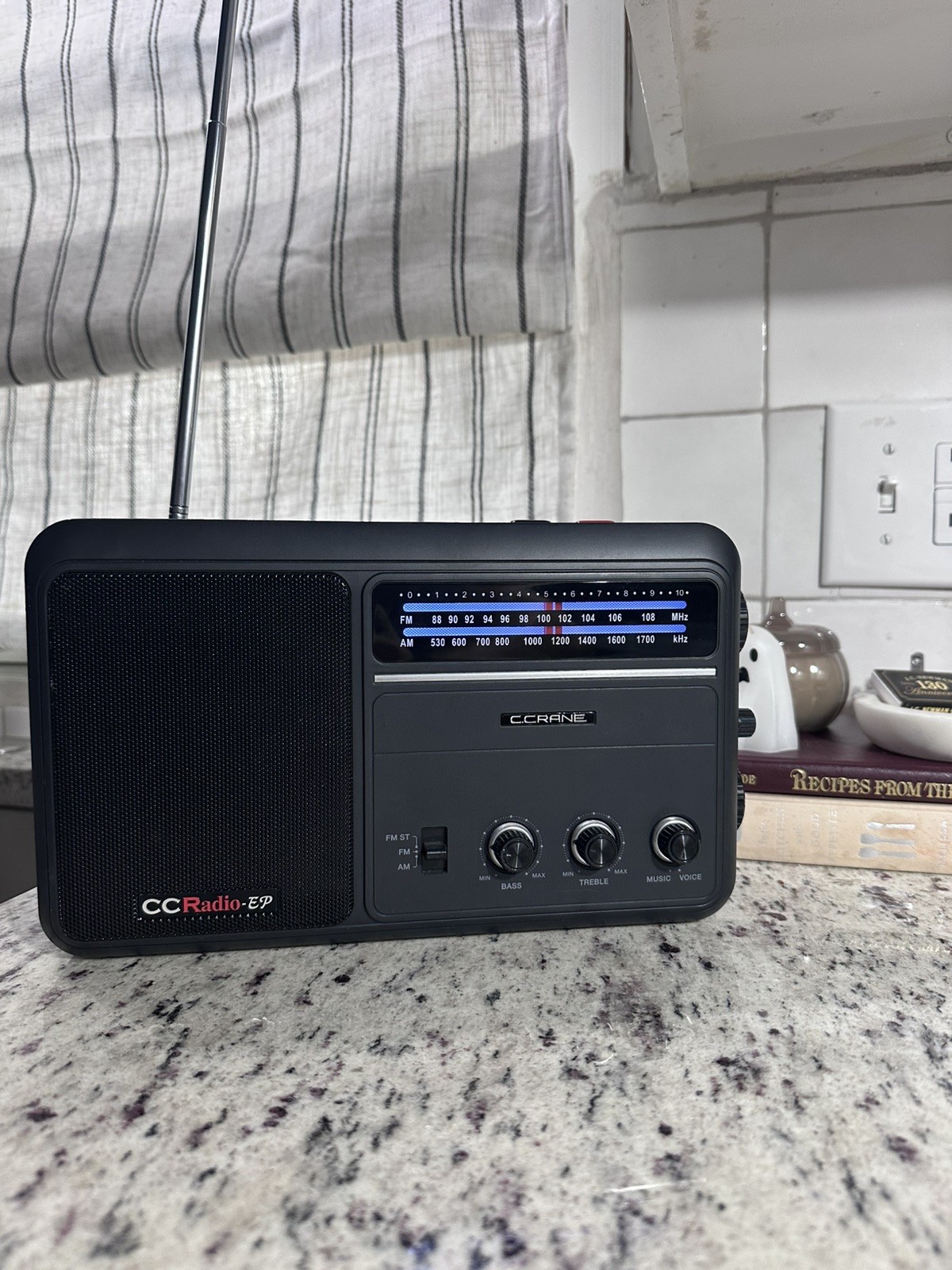 C. Crane CCRadio-EP PRO AM/FM Portable Analog DSP Radio - Tested (Radio Only)