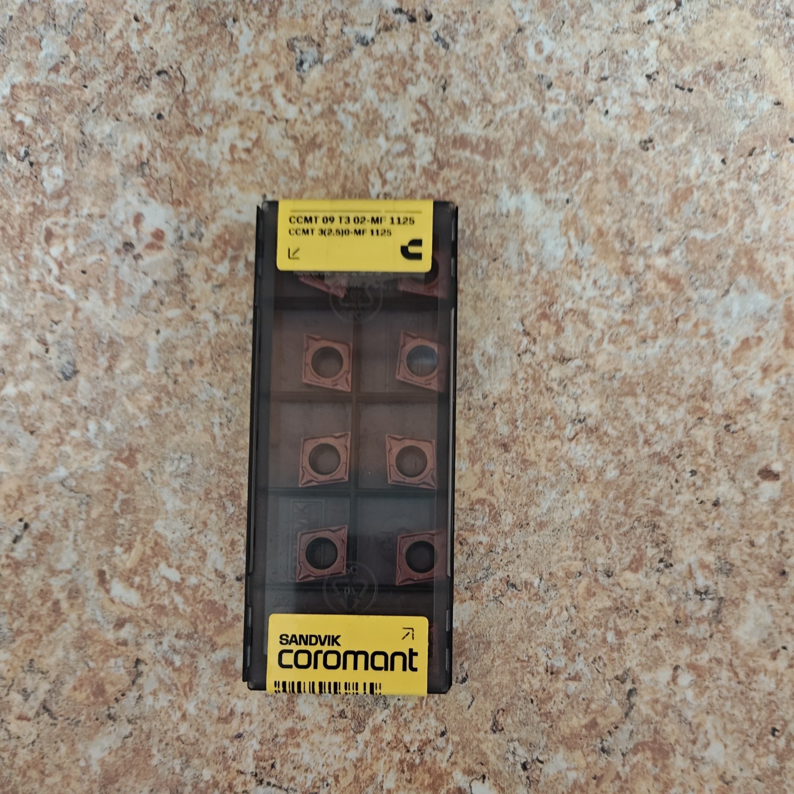 SANDVIK COROMANT Carbide Inserts CCMT 3(2.5)0-MF 1125  (QTY-10)