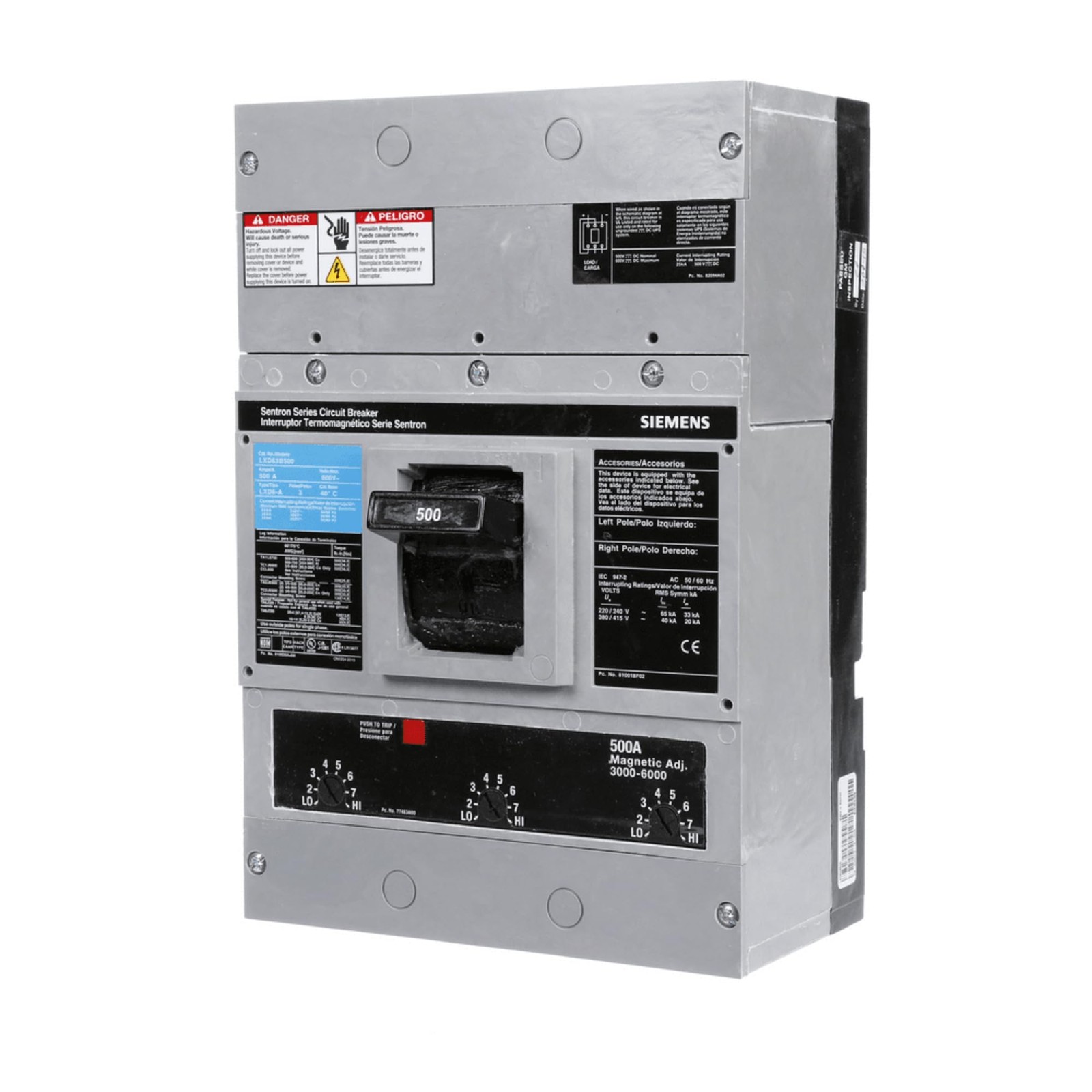 Siemens / ITE LXD63B500 (ITE) - Circuit Breaker