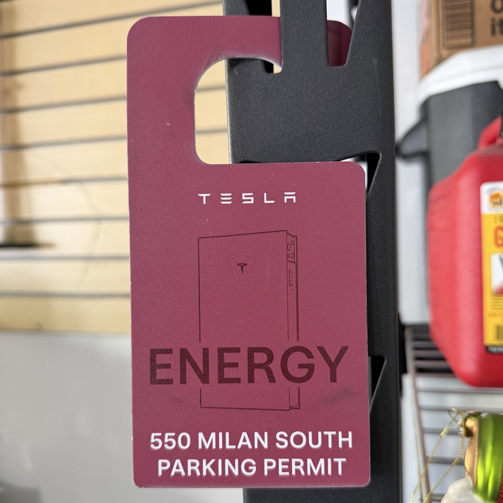 *RARE* Tesla Parking Permit Gigafactory Nevada *RARE* Tesla Parking Permit Gigafactory Nevada