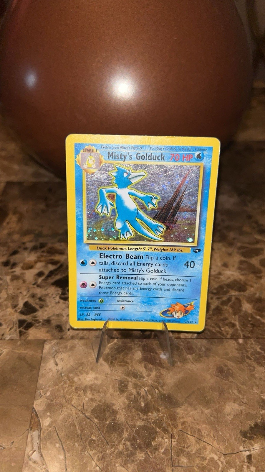 Misty\'s Golduck 12/132 Gym Challenge Holo