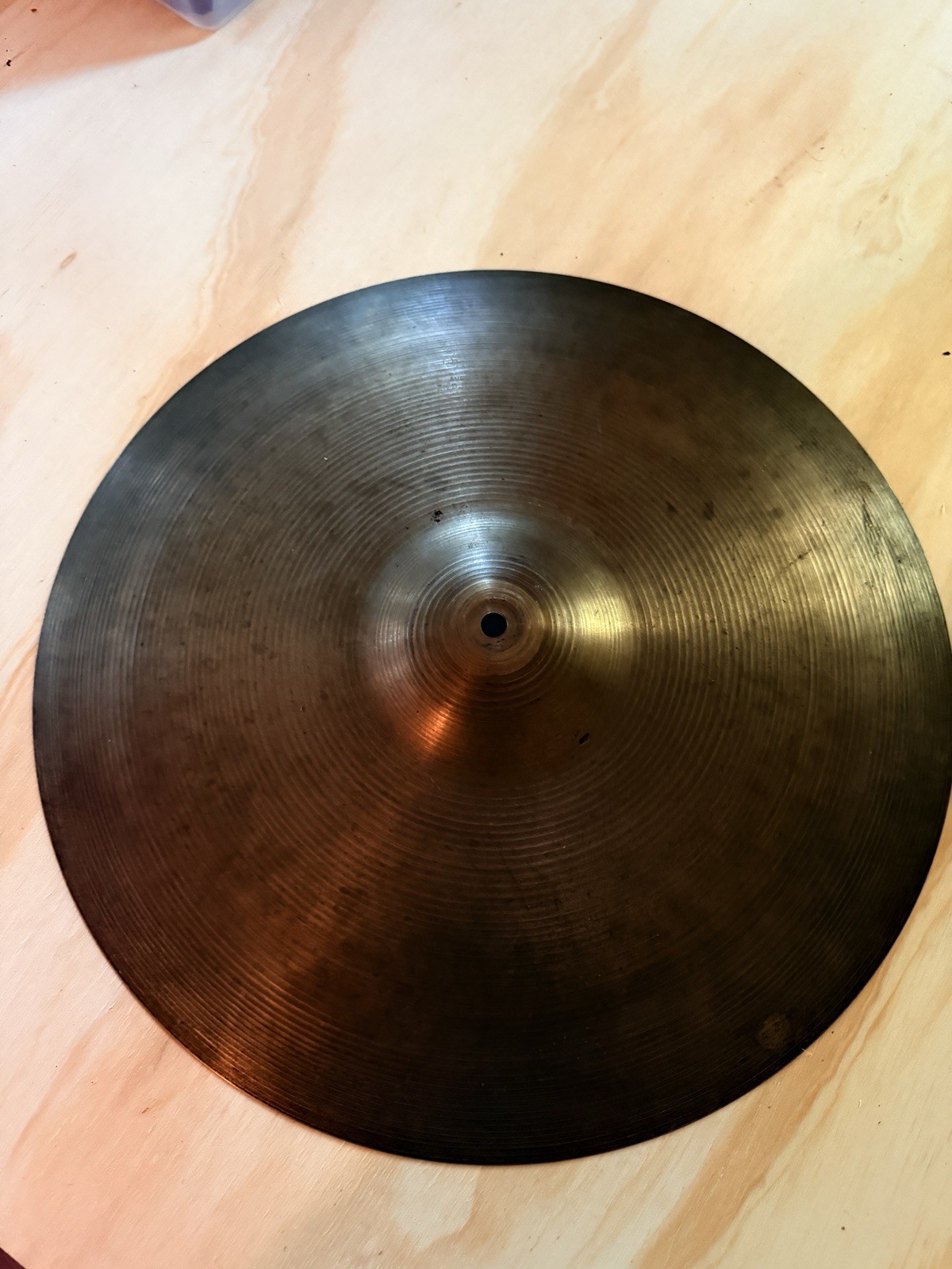 1970s Vintage Zildjian Avedis Crash Cymbal Medium Rare 19” Lower Case “o” 1230g