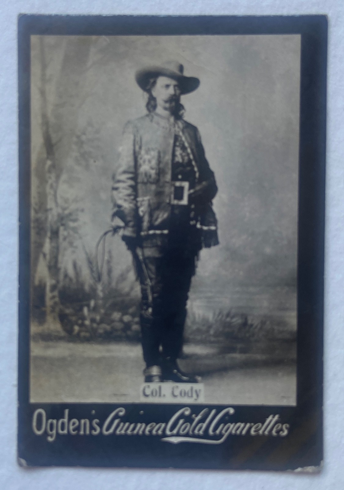 Rare 1901 Ogden's Guinea Gold Colonel Cody Rare 1901 Ogden's Guinea Gold Colonel Cody