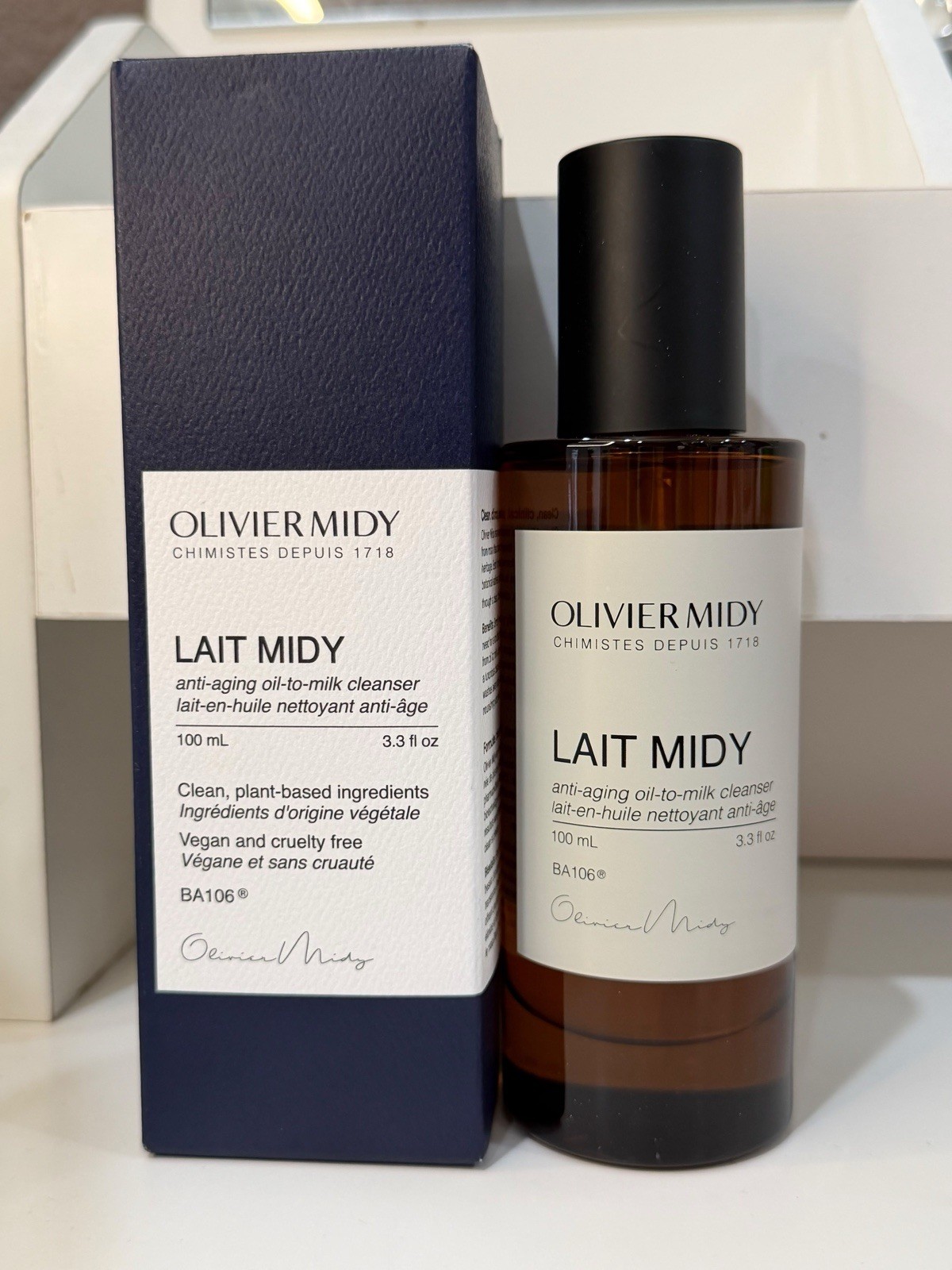 OLIVIER MIDY LAIT MIDY anti-aging Oil-to-Milk Cleanser Clean, 100ML, Brand new OLIVIER MIDY LAIT MIDY anti-aging Oil-to-Milk Cleanser Clean, 100ML, Brand new