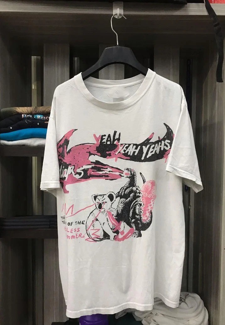 Vintage 2003 On Tour The Yeah Yeah Yeahs Band White S to 5XL Shirt CK194