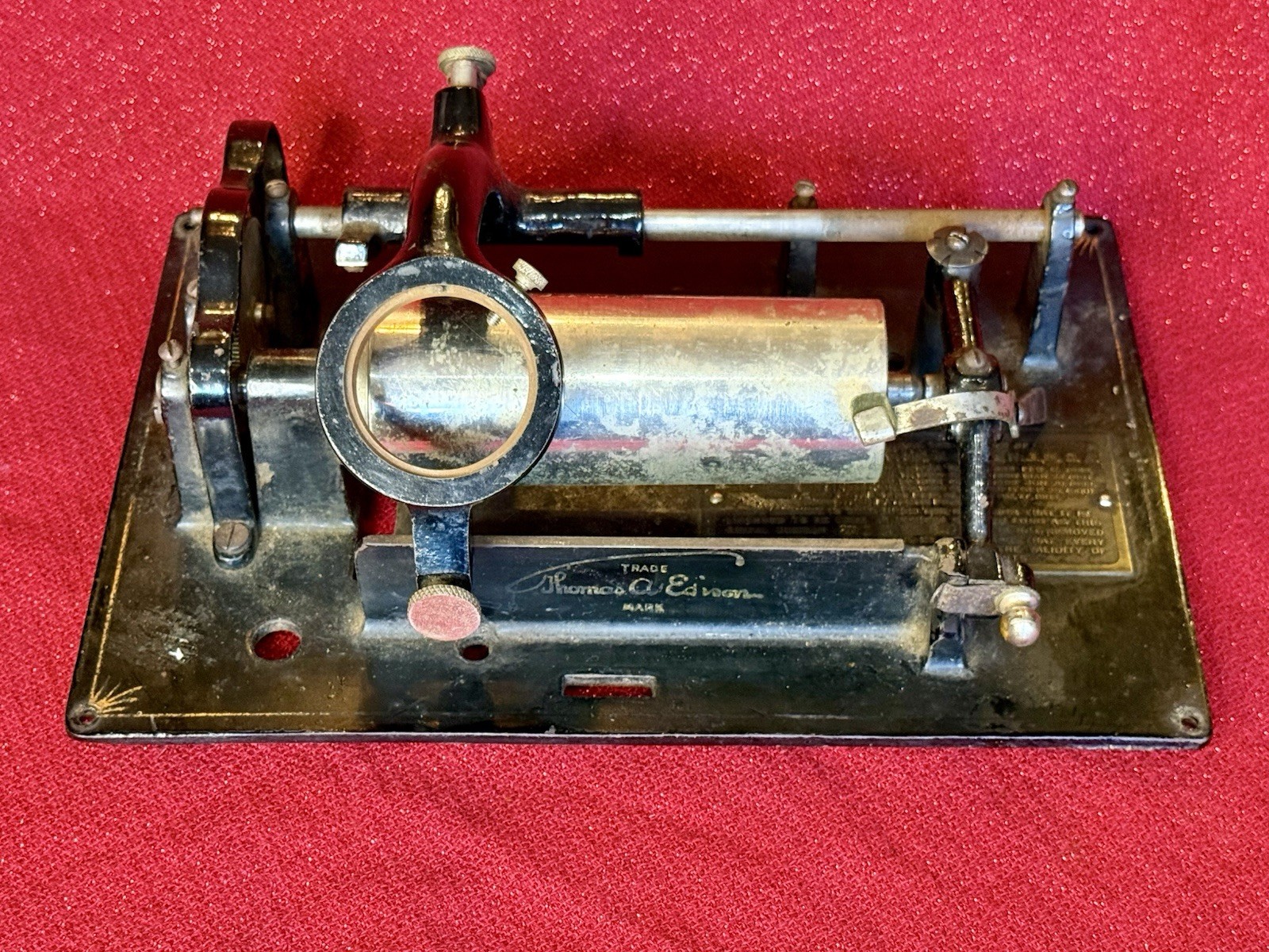 Antique EDISON STANDARD PHONOGRAPH Cylinder Player PARTS ONLY