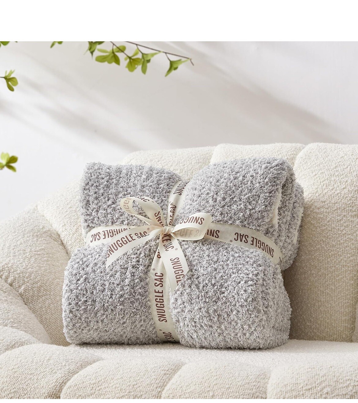Genuine Snuggle Sac Throw Blanket XL 50x70” Grey Plush Soft & Warm New & Sealed Genuine Snuggle Sac Throw Blanket XL 50x70” Grey Plush Soft & Warm New & Sealed