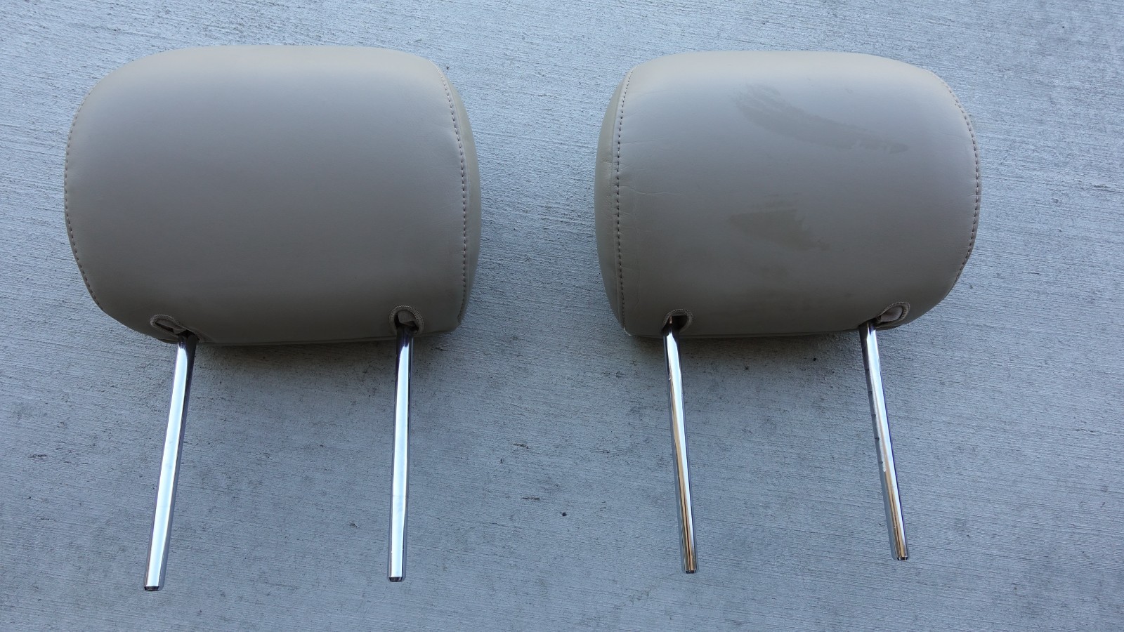 1998-2007 LEXUS LX470 LAND CRUISER Tan Front PAIR SEAT HEADREST TAN OEM 98-02 1998-2007 LEXUS LX470 LAND CRUISER Tan Front PAIR SEAT HEADREST TAN OEM 98-02