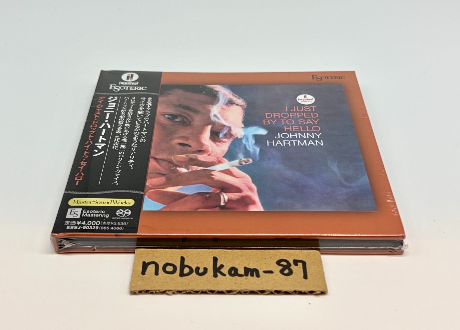 ESOTERIC SACD ESSJ-90329 JOHNNY HARTMAN I JUST DROPPED BY TO SAY HELLO
