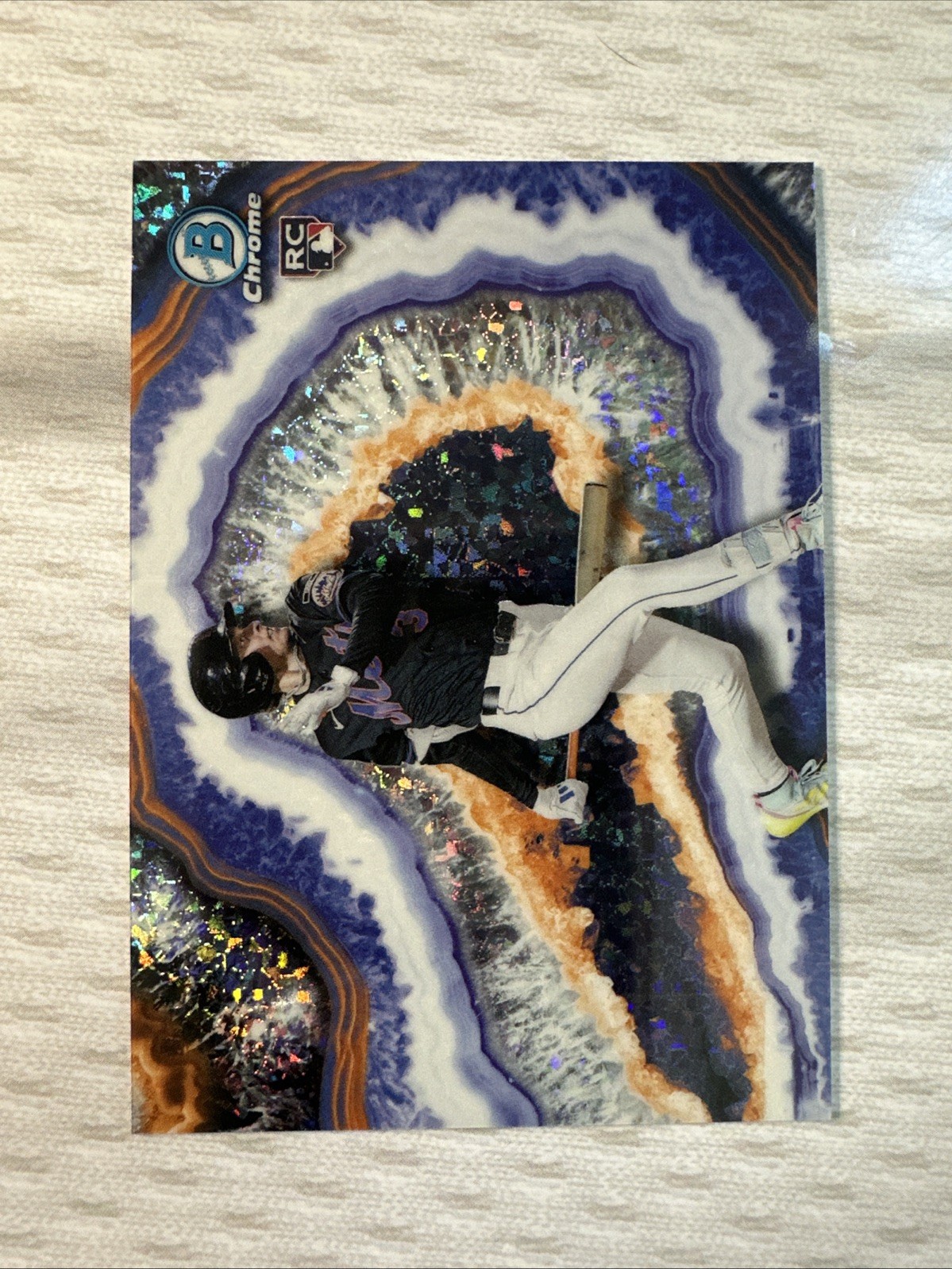 2026 Bowman Chrome Rookie RC Crystalized Case Hit Carson Benge Mets SP SSP