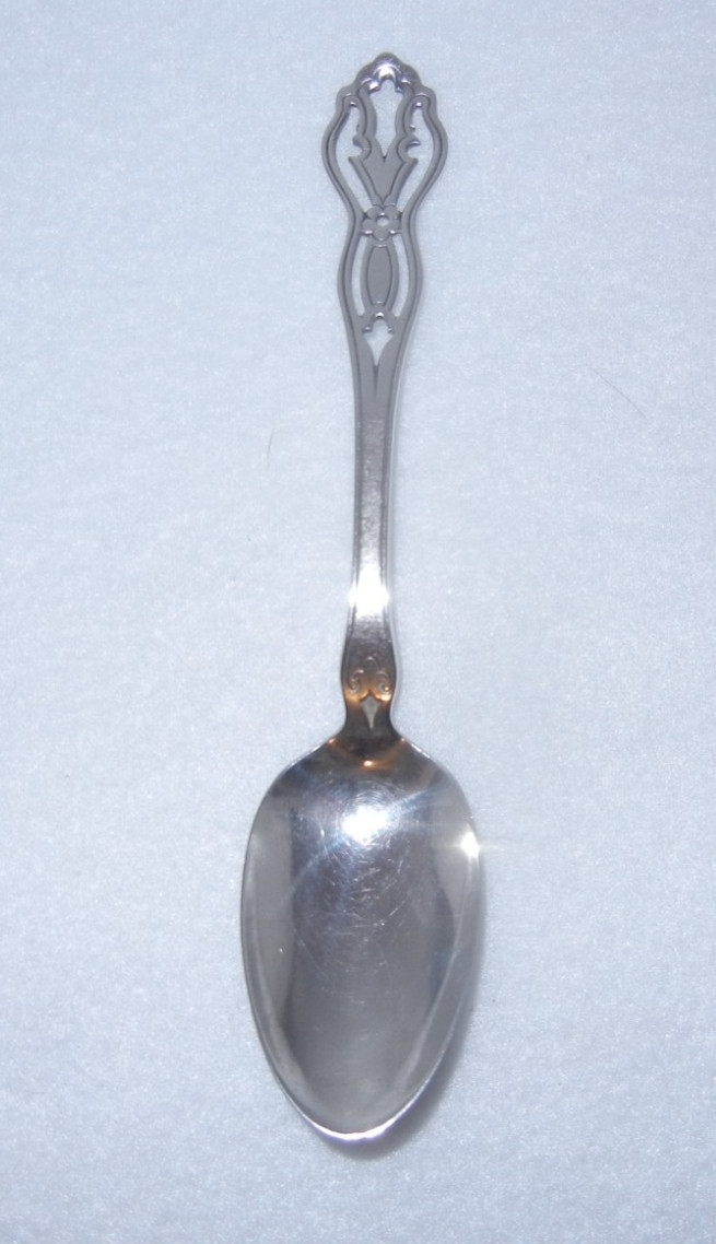 Antique RW & S Sterling Teaspoon, Cutwork Handle Antique RW & S Sterling Teaspoon, Cutwork Handle