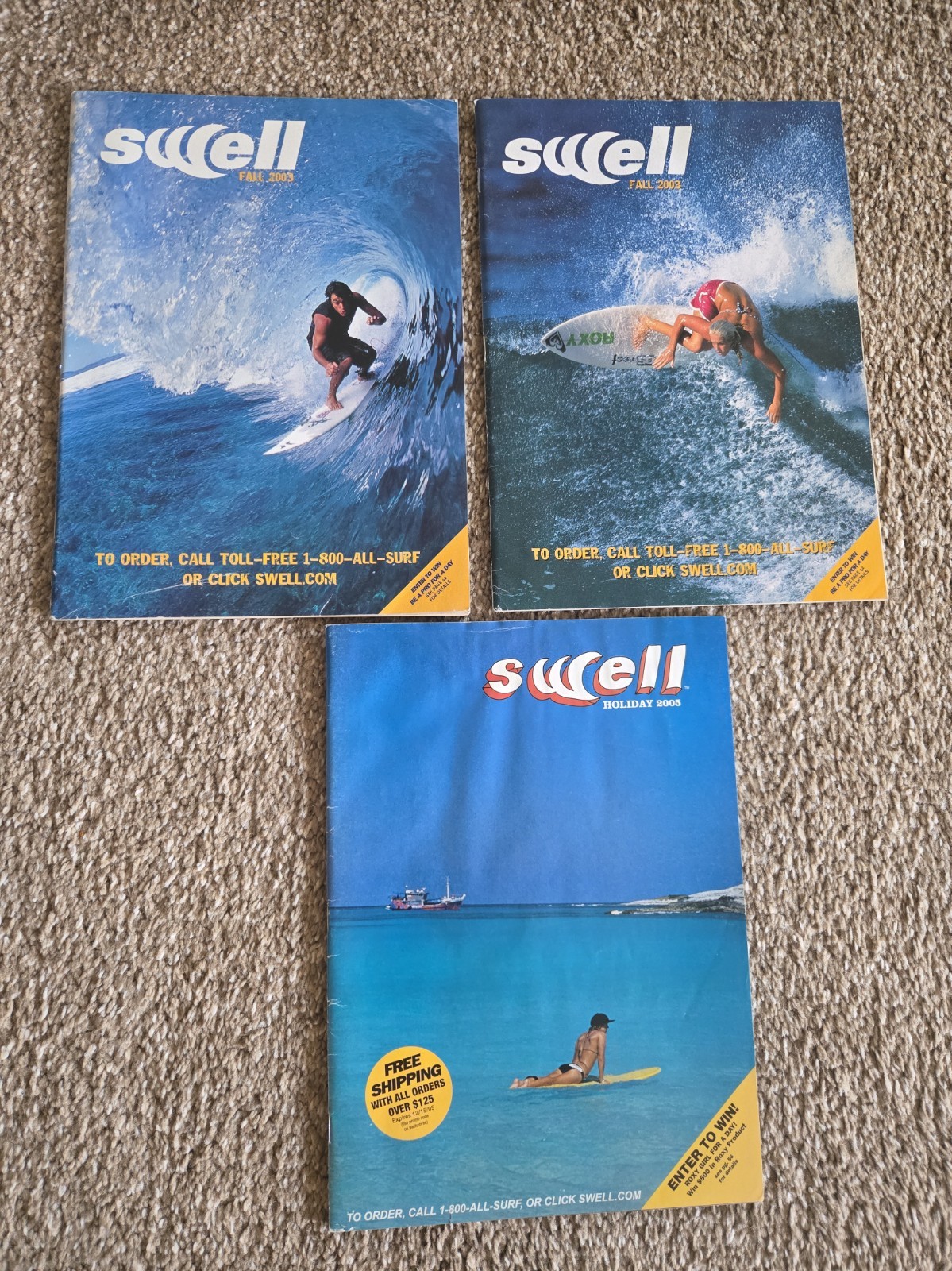 2005-2003 SWELL CATALOG TEEN FASHION CLOTHING & ACCESSORIES Y2K SURF BRANDS ROXY