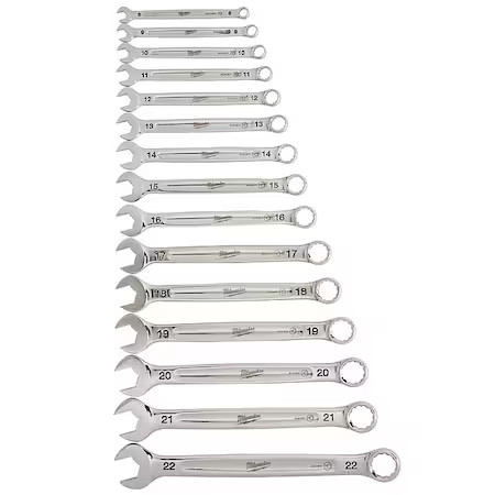 Milwaukee Tool 48-22-9515 15Pc Combination Wrench Set - Metric