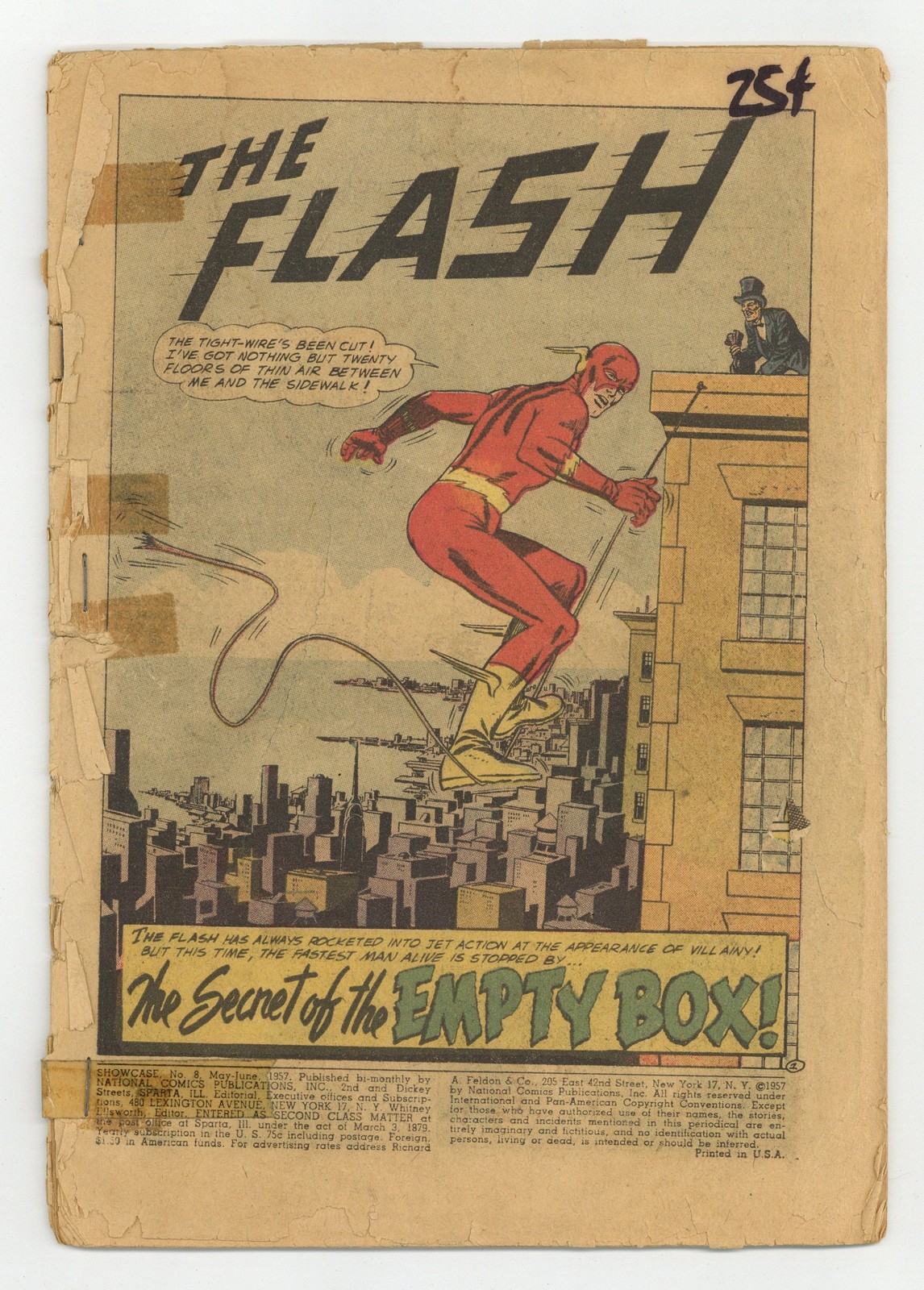 Showcase #8 Coverless 0.3 1957 2nd app. Silver Age Flash