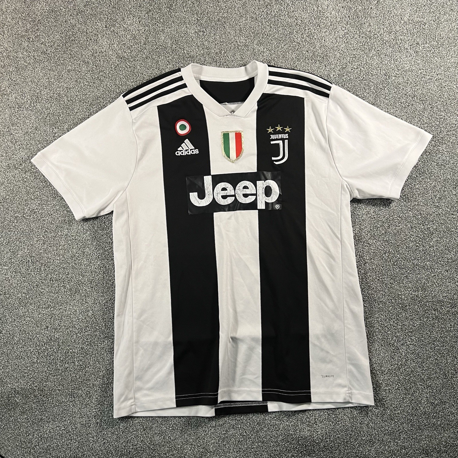 Adidas Juventus Carlos #82 Home Soccer Jersey Men’s XL Black White Climalite Adidas Juventus Carlos #82 Home Soccer Jersey Men’s XL Black White Climalite
