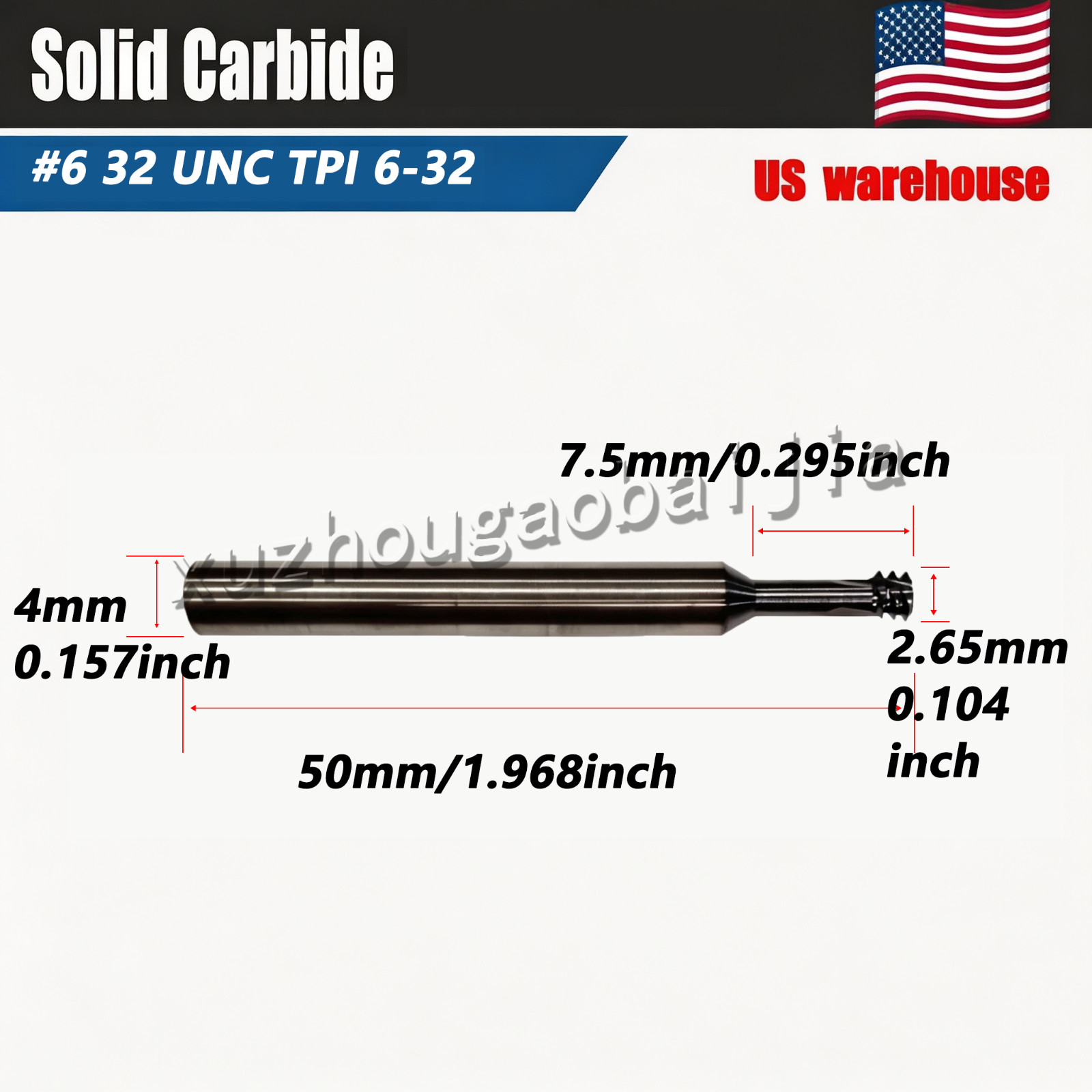 #6 32 UNC TPI 6-32 UN  \