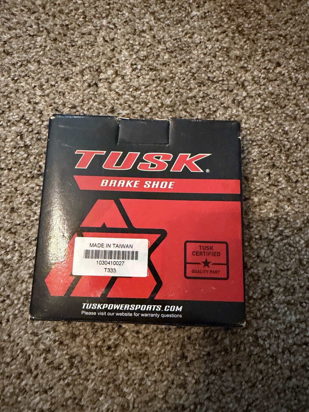 NEW Tusk Brake Shoes T333 #1030410027 Fast US Shipping NEW Tusk Brake Shoes T333 #1030410027 Fast US Shipping