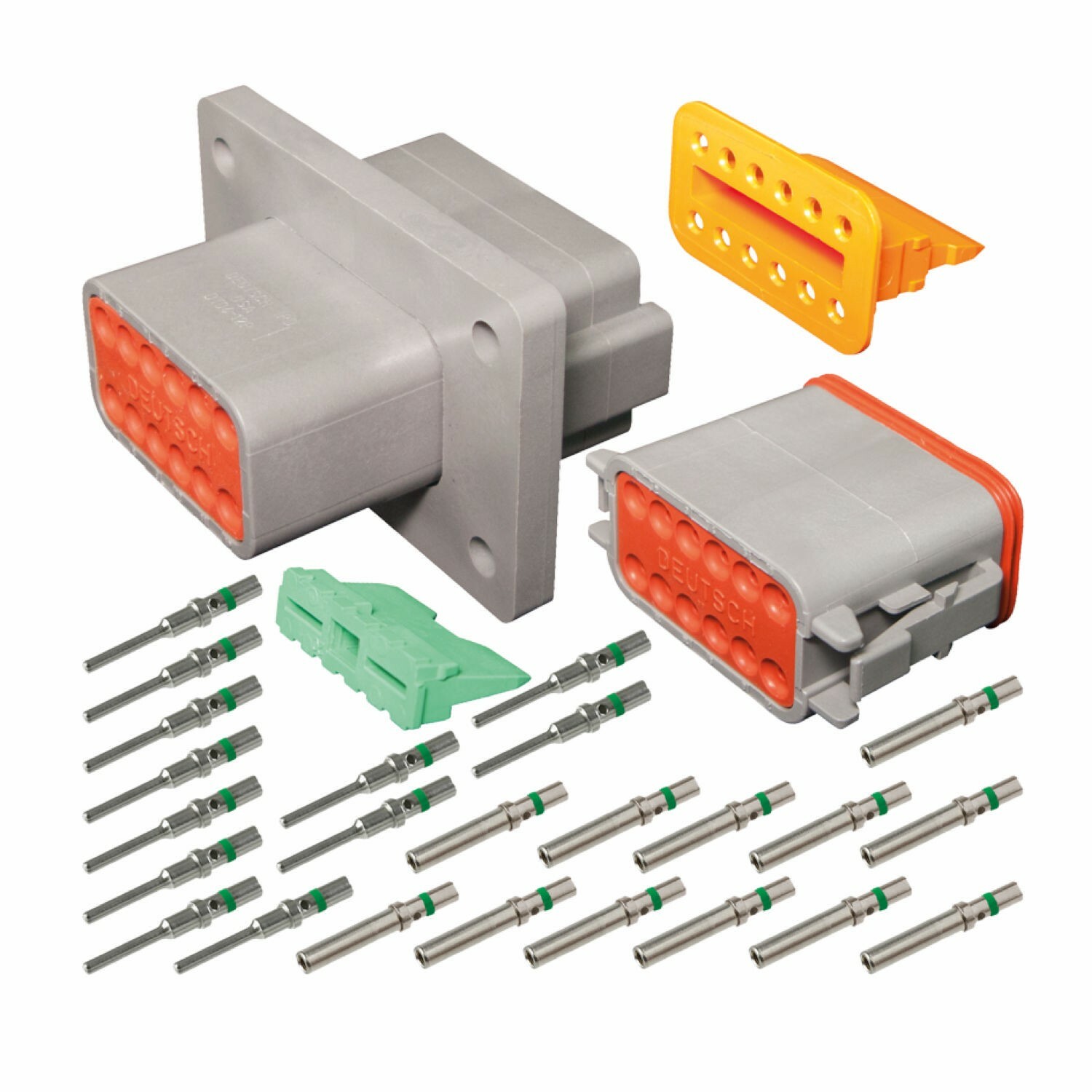 12 Pin Deutsch DT04-12PA-L012 DT06-12SA Waterproof Flange Connector