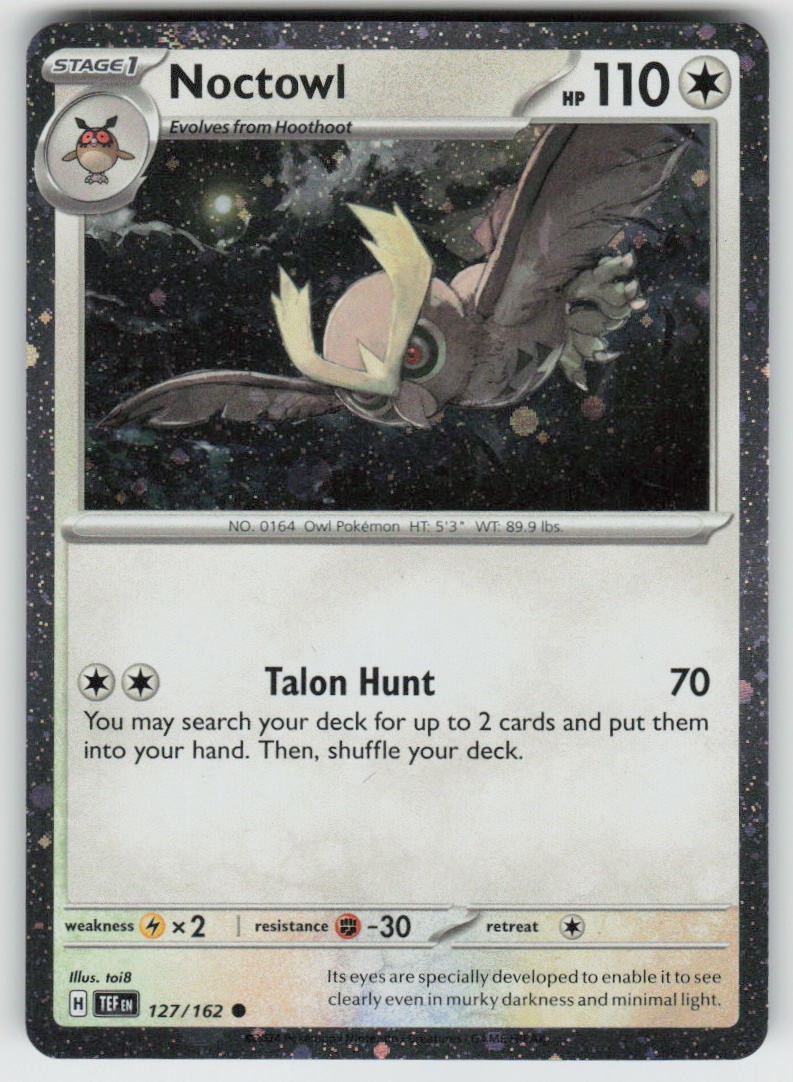 Noctowl (Cosmos Holo) 127/162 Promo Miscellaneous Cards & Products Pokemon NM