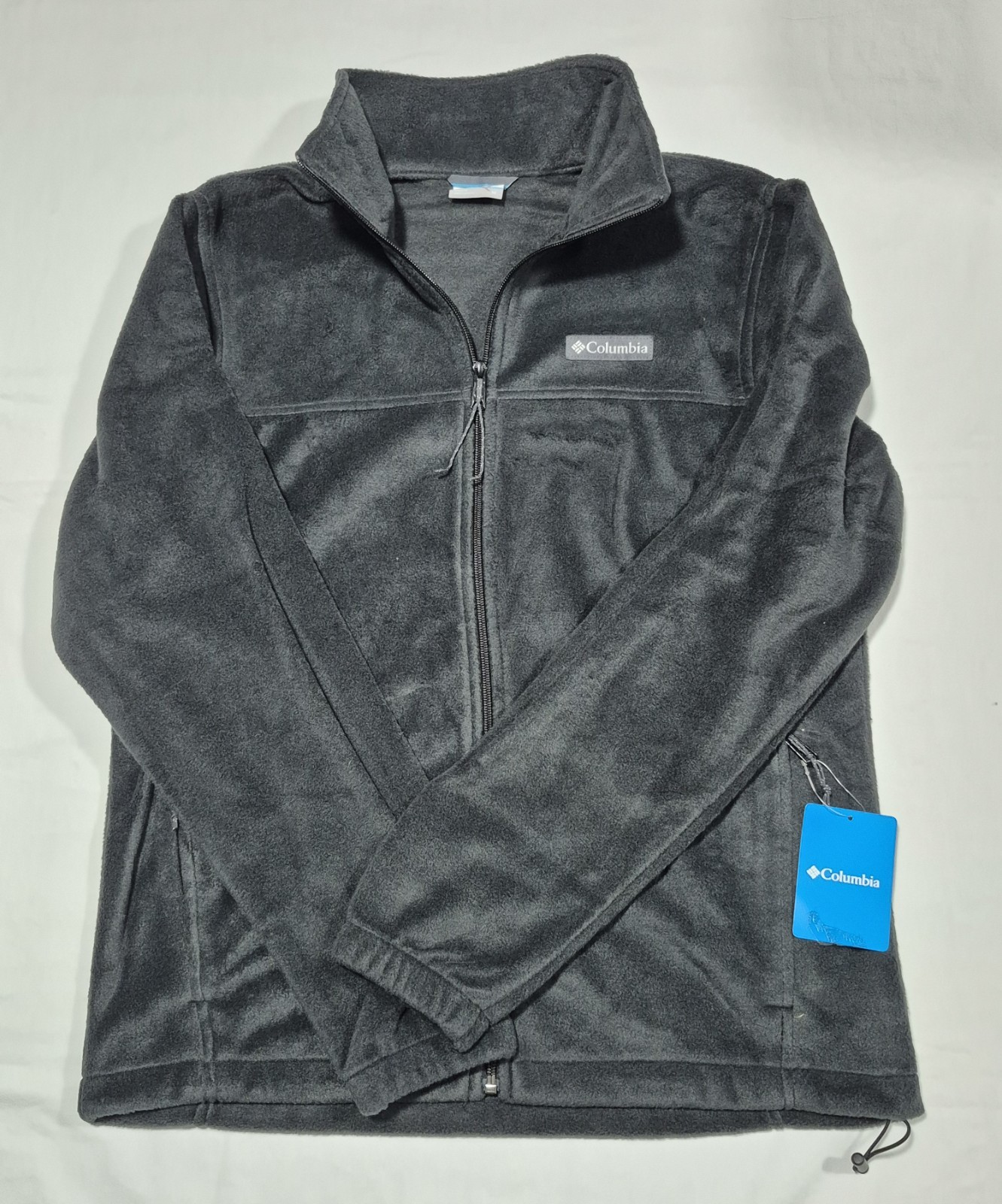 Columbia Men's Mount  Fleece Full Zip Warm Winter Jacket SZ Medium Black