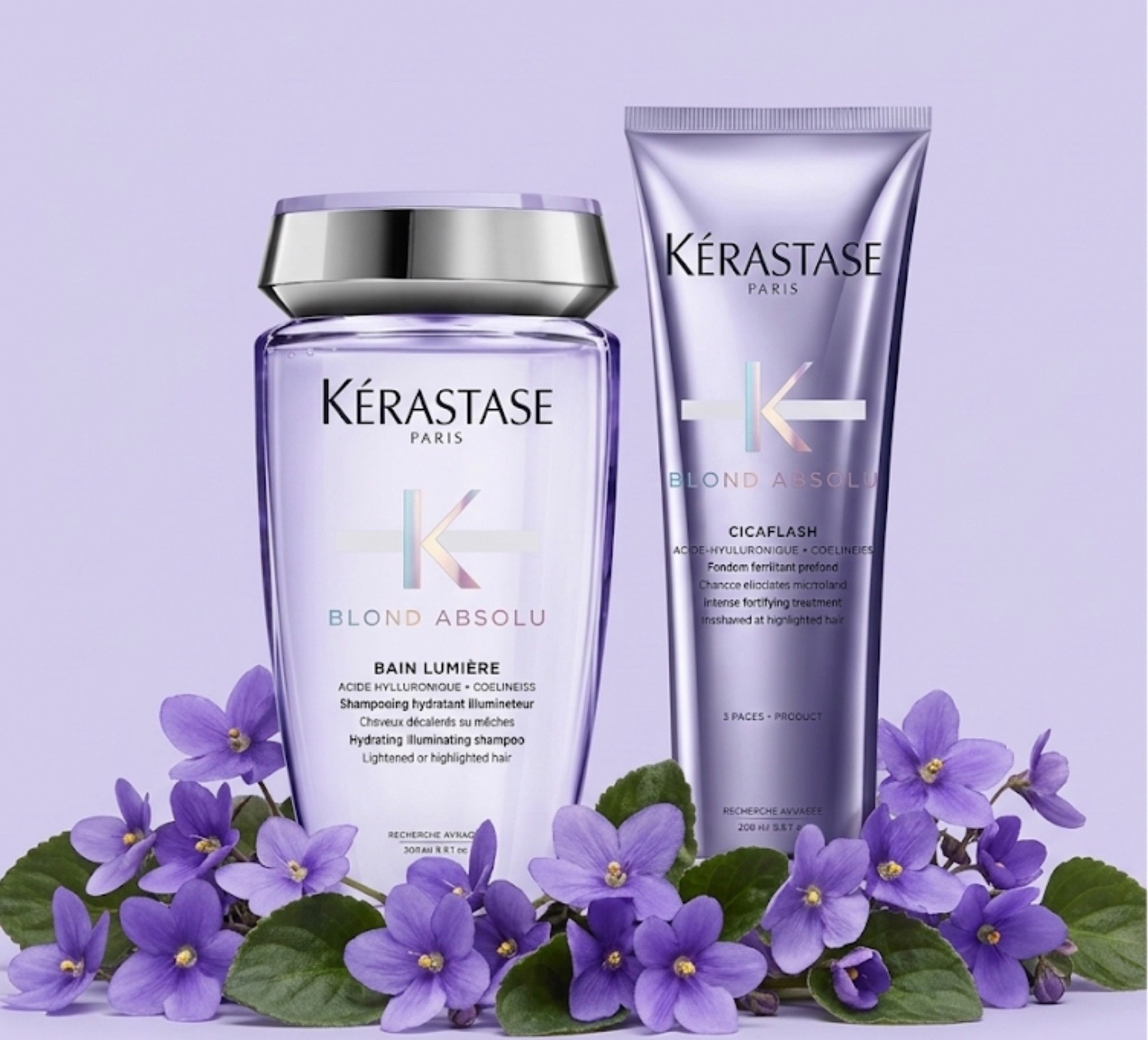 Kerastase Blond Absolu Bain Lumiere & Fondant Cicaflash 250ml / 8.5oz 🌿 Kerastase Blond Absolu Bain Lumiere & Fondant Cicaflash 250ml / 8.5oz 🌿