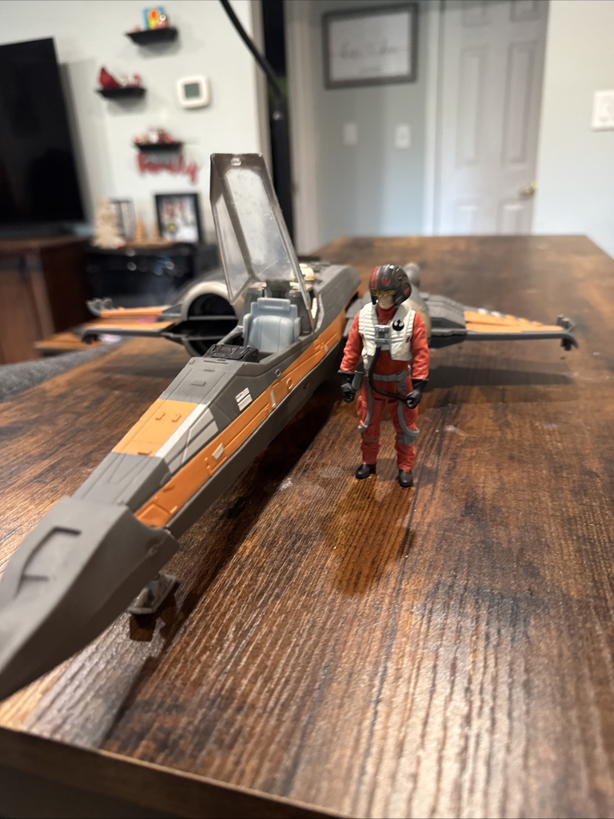 Star Wars, Force Awakens, Poe Dameron, X-Wing Rebel Fighter , 2015 Hasbro