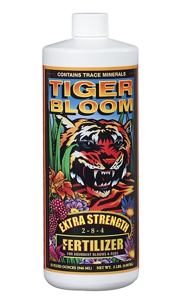 FoxFarm Tiger Bloom Liquid Plant Food 2-8-4 Quart 32 oz Fertilizer Hydro Soil