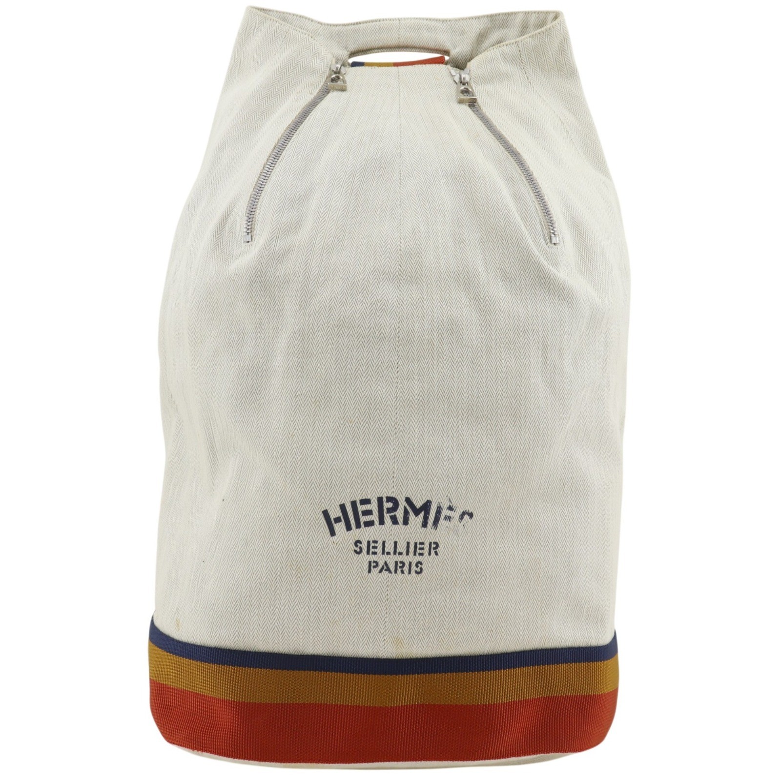 HERMES Cavalier Shoulder Bag beige Tower ash unisex