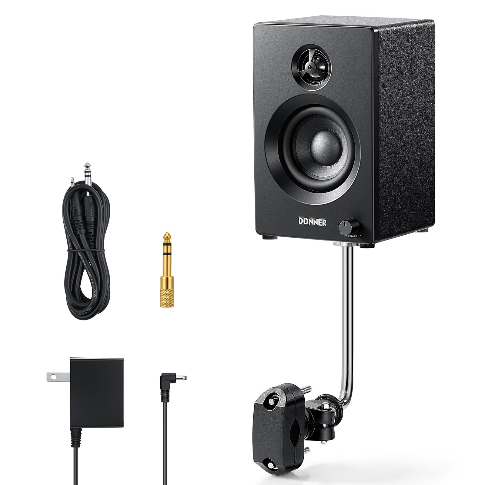 Donner DDA-20SE 20W Electric Drum Amp Bluetooth Rack-Mountable Monitor Speaker