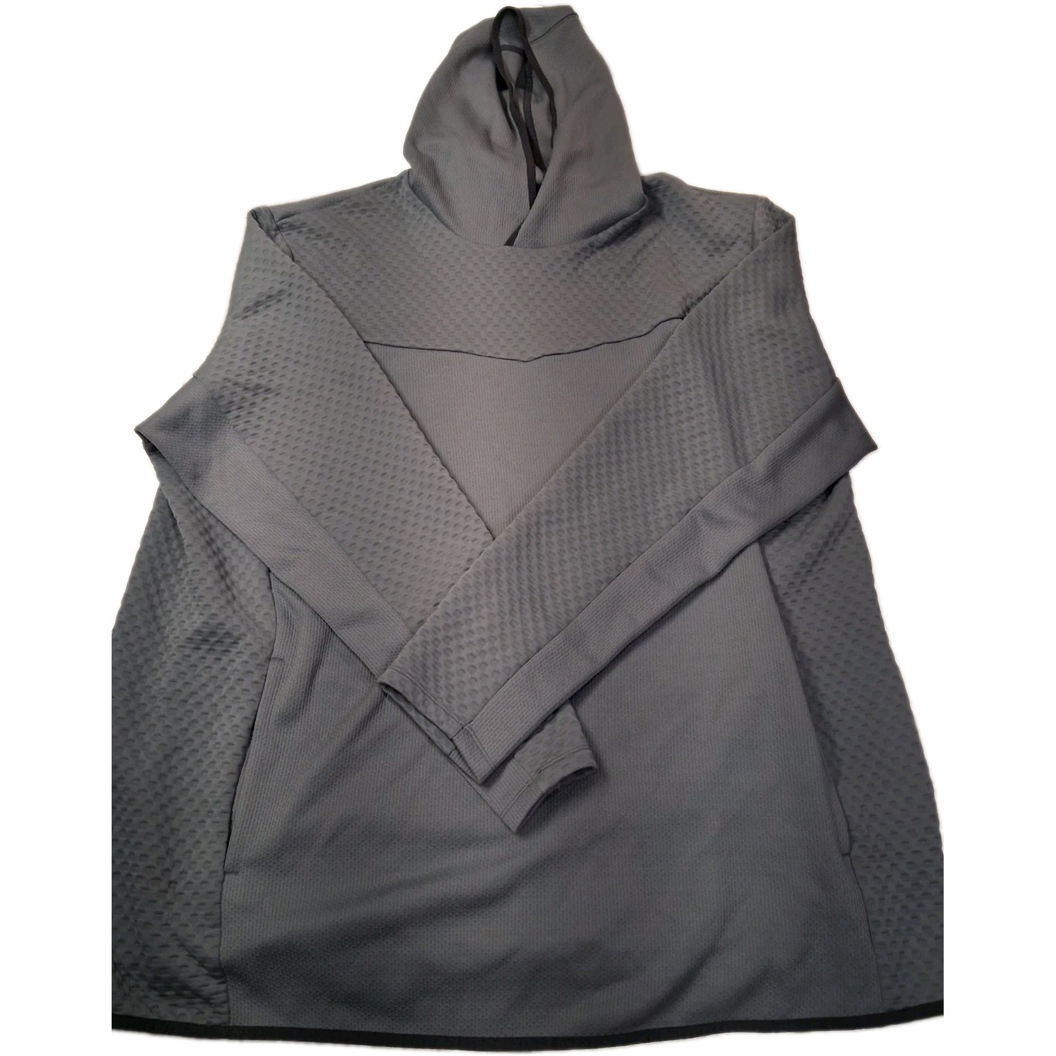Xersion Quick-Dri Hoodie Mens 4XLT Big & Tall Grey Performance