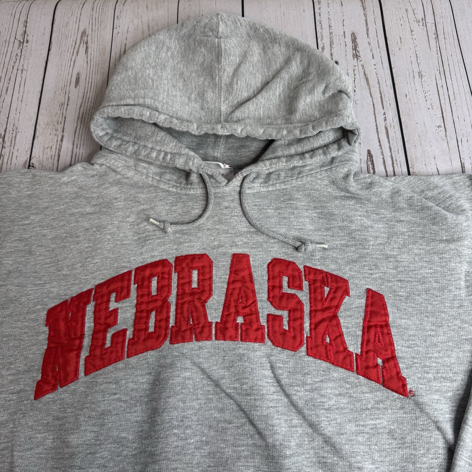 Nebraska Cornhuskers Y2K Embroidered Hoodie Hooded Sweatshirt Mens XL Gray Nebraska Cornhuskers Y2K Embroidered Hoodie Hooded Sweatshirt Mens XL Gray