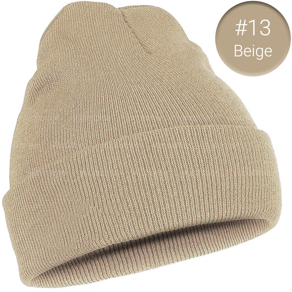 Beanie Hat Cap Plain Knit Ski Skully Cuff Winter Warm Slouchy Men Women Solid CF