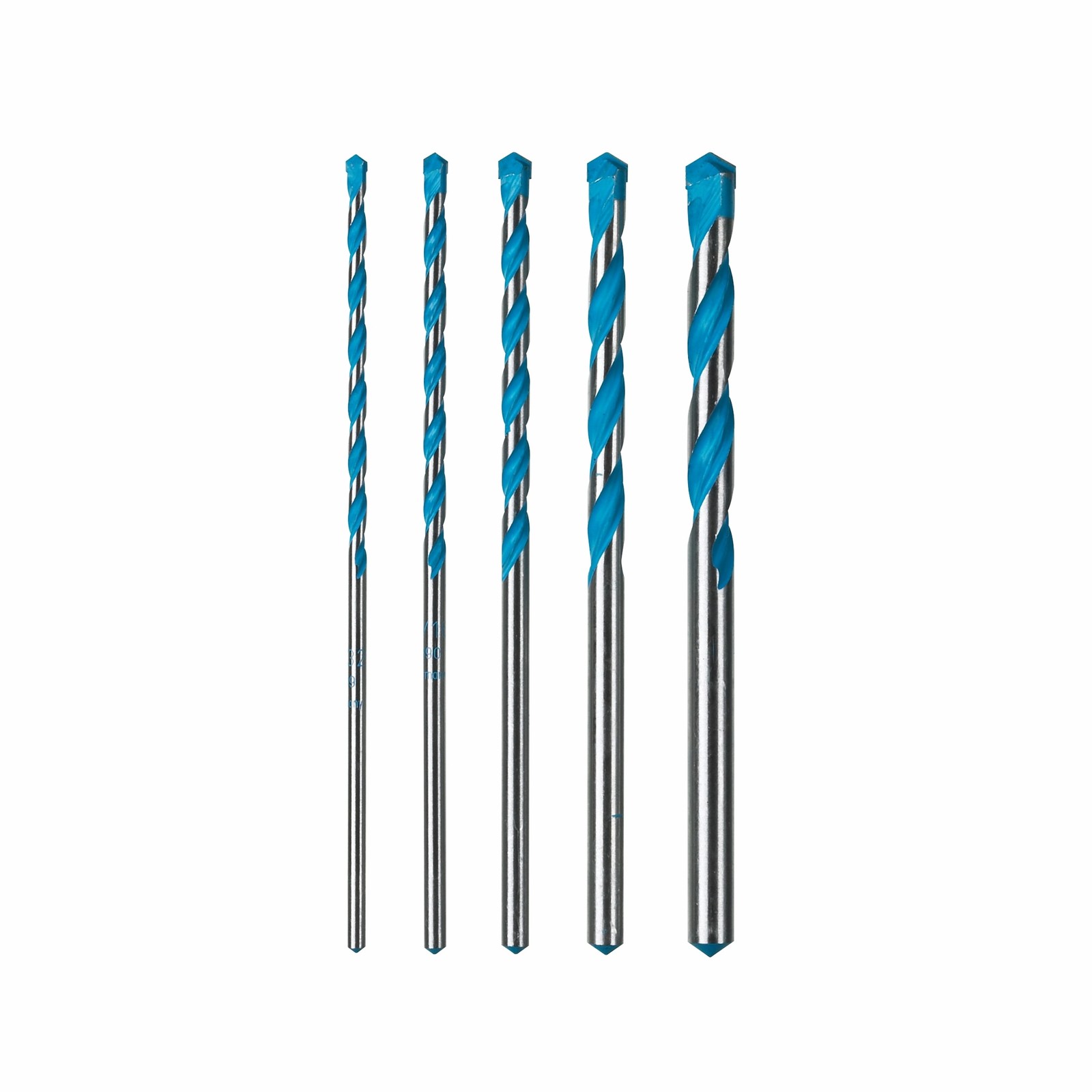 New Bosch OEM MC500 5Pc Set Cyl Shank Multiconstruction Bits