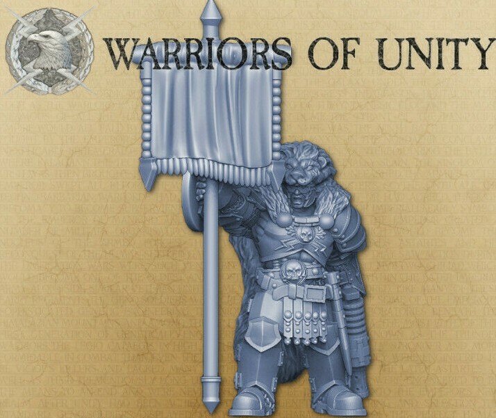 Wargames Compatible - Warriors of Unity - Vexillarius, Thunder Cohort