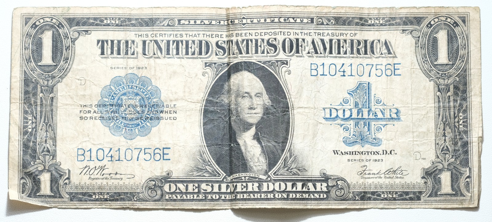 1923 One Dollar Silver Certificate Large Size Note /N1