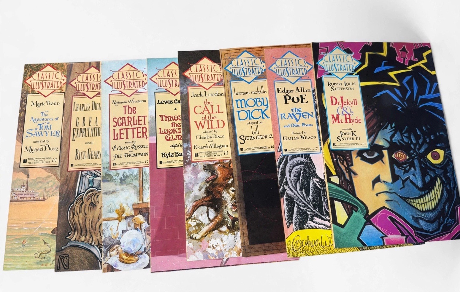 Lot of 9 Classics Illustrated Comics Berkley 90s
