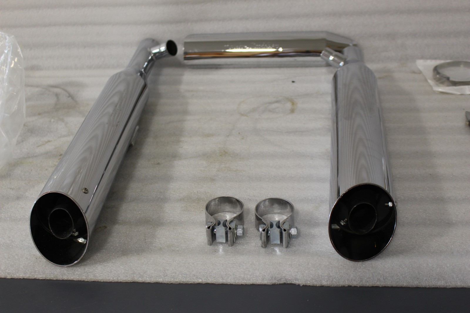 80420-06 NEW OEM 2006 HARLEY-DAVIDSON FXSTD FLSTF BALONEY CUT MUFFLER KIT
