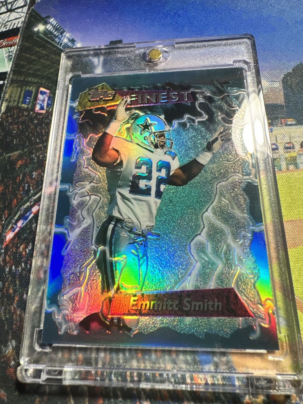 1995 Topps #180 Emmitt Smith Finest Boosters ✨Refractors✨ Dallas Cowboys Goat 1995 Topps #180 Emmitt Smith Finest Boosters ✨Refractors✨ Dallas Cowboys Goat