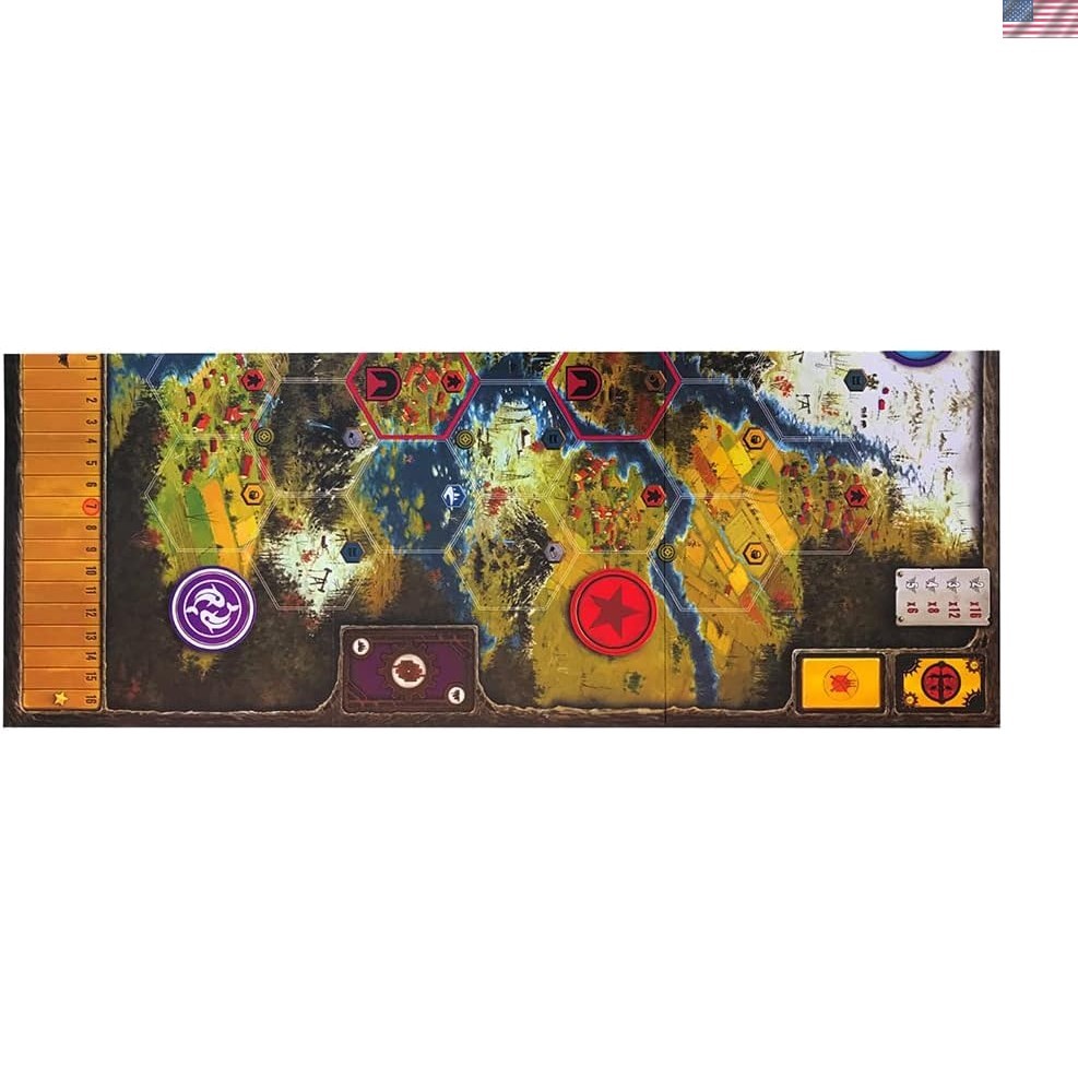 Extra Large Scythe Game Board Extension - Elevate Your Strategic Play Experience