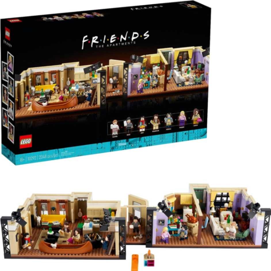 Display Case for LEGO® 10292 Icons The Friends Apartments Display Case for LEGO® 10292 Icons The Friends Apartments