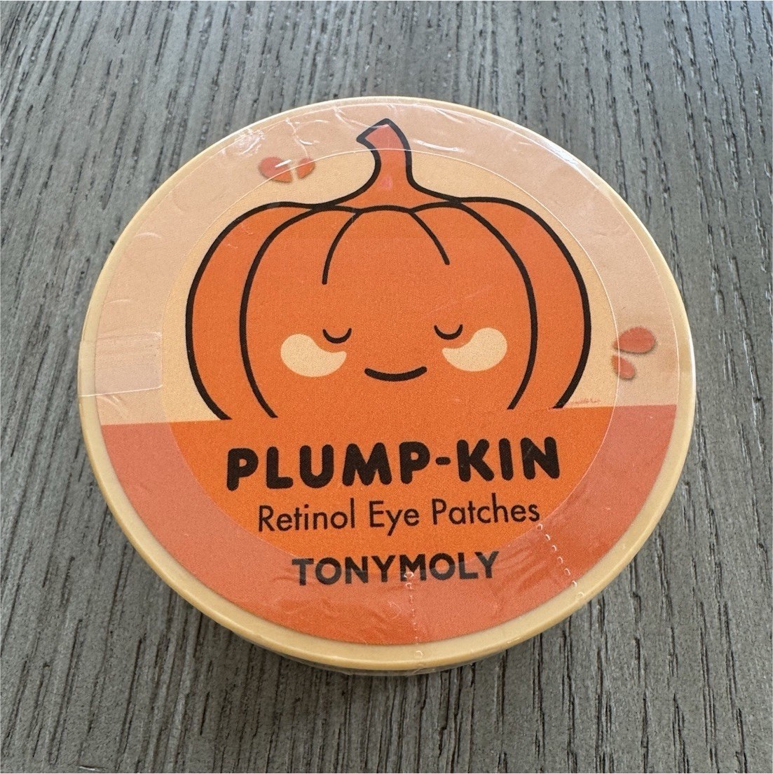 TONYMOLY PLUMP-KIN Retinol Under-Eye Patches Eye Pads, Orange, Fragrance
