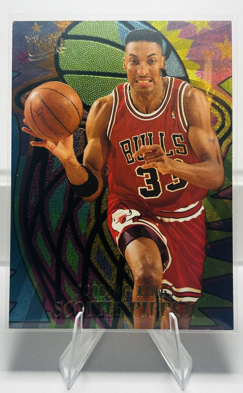 1994-95 Fleer Ultra - Scoring Kings Scottie Pippen #6- Chicago Bulls 1994-95 Fleer Ultra - Scoring Kings Scottie Pippen #6- Chicago Bulls