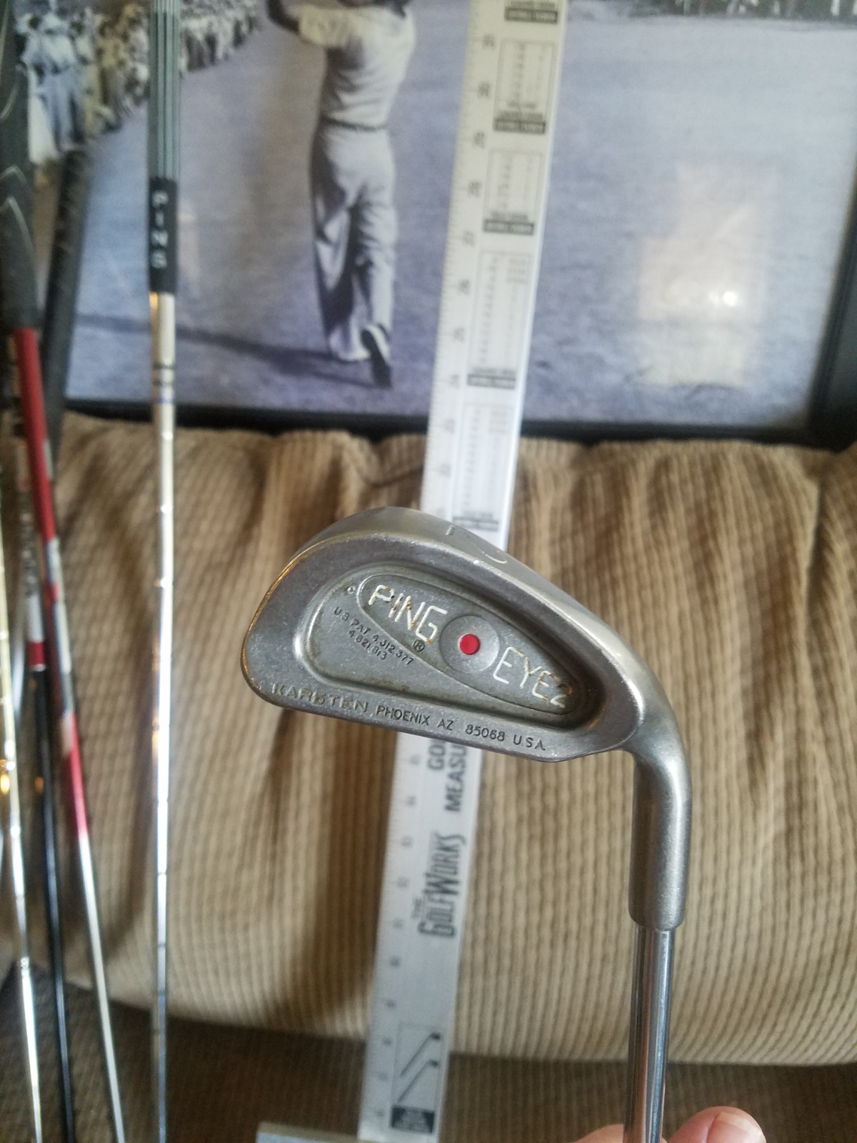 Ping Eye 2.. +no +..#2 iron.. Red Dot.. ZZ-Lite Stiff Steel.. MRH.. Nice..