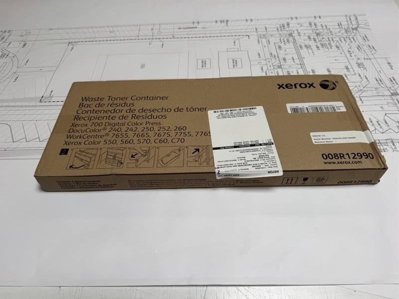 Xerox 008R12990 Waste Toner Container for 700 550 560 570 C60 C70 OEM New