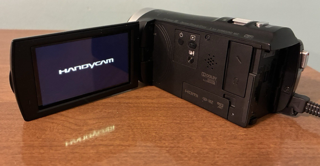 Sony Handycam HDR-CX455 HD Camcorder Video Camera Case Charger 32gb Card Tested