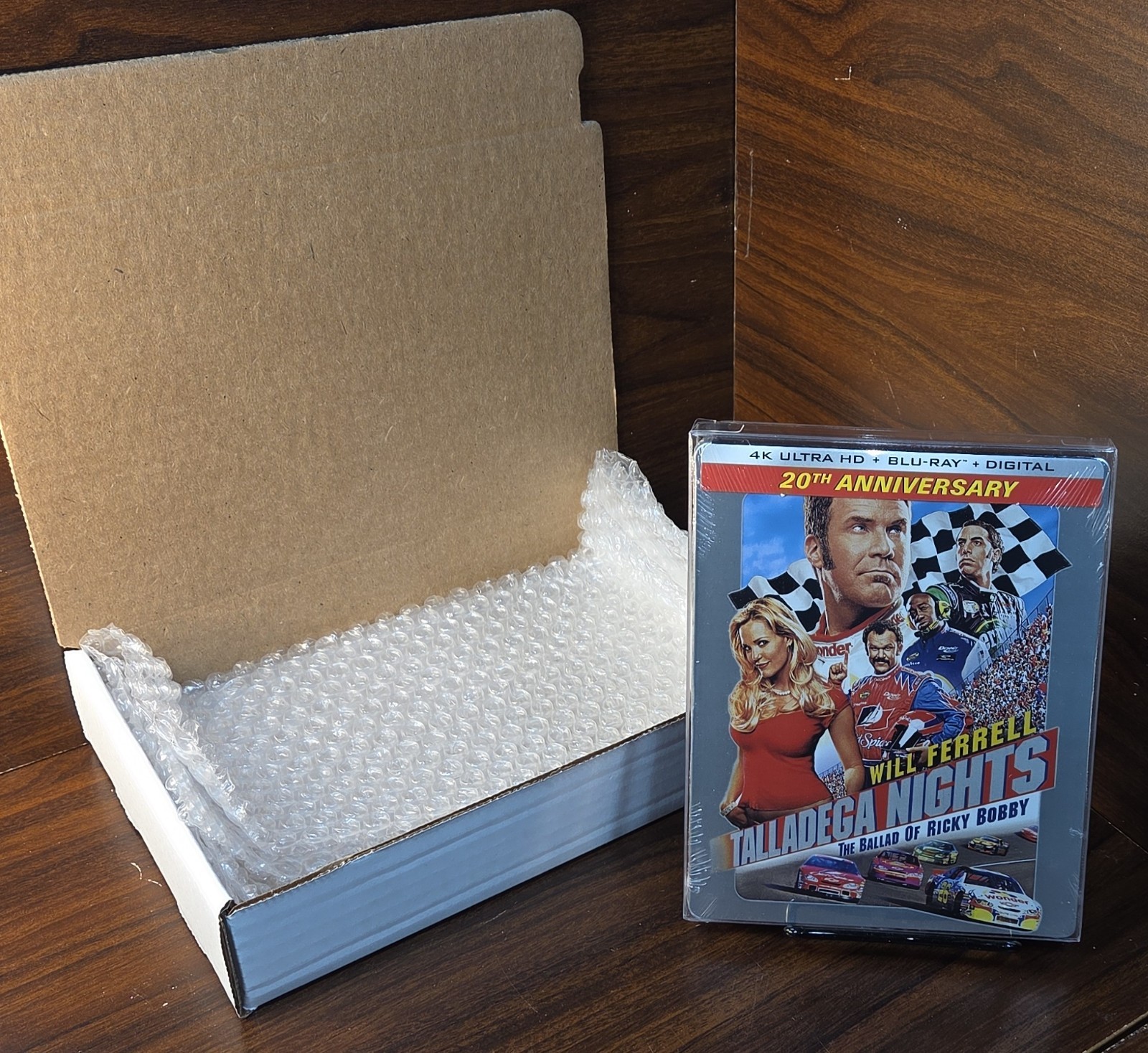 Talladega Nights: Ballad of Ricky Bobby 4K Steelbook-NEW-w/Protective Sleeve